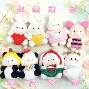 vivi crochet magnet dolls,keychains and stands